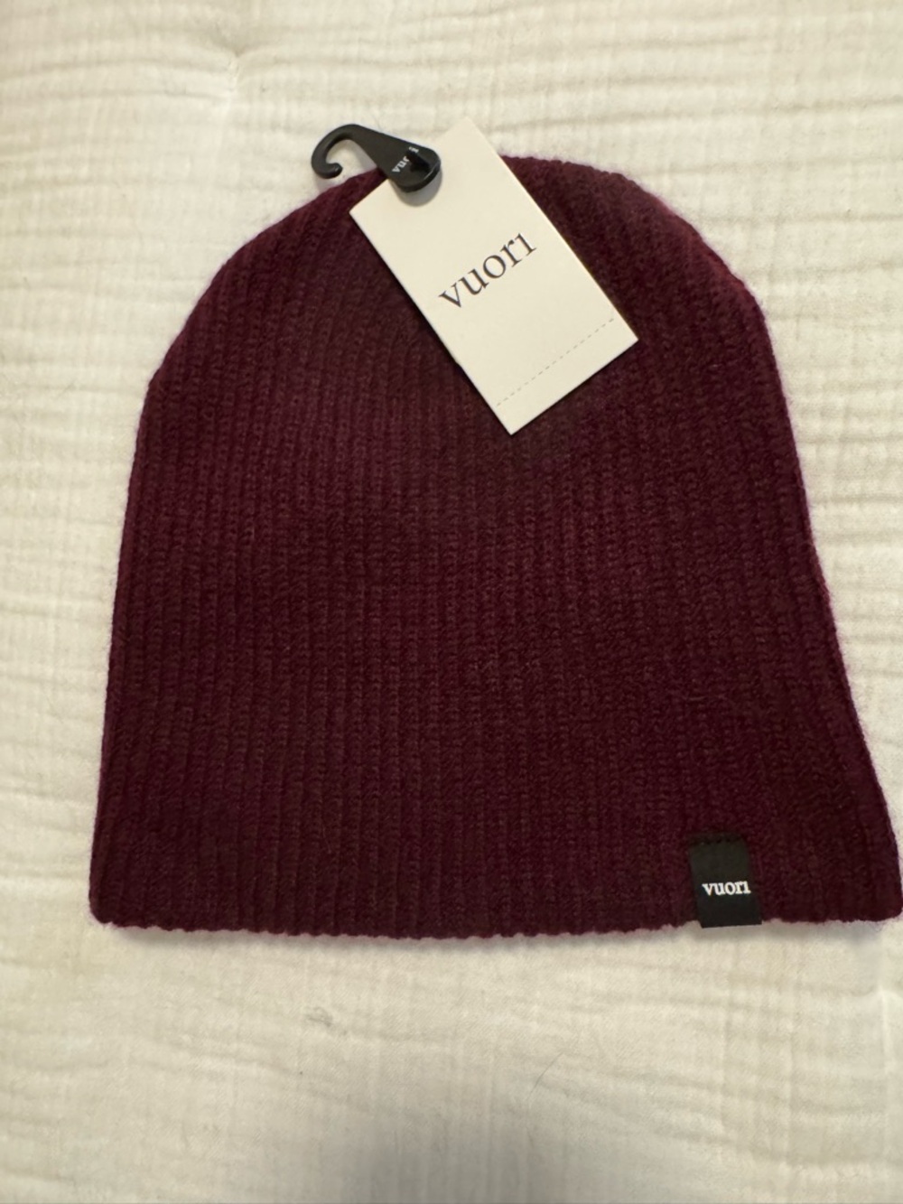 Vuori Manchester Beanie - Ruby Wool/Cashmere